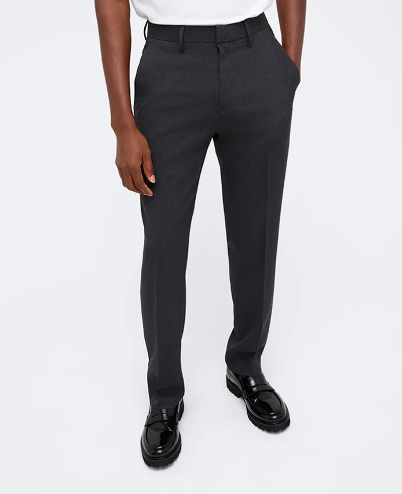 Slim-Fit Tic Weave Dress Pant - Image 2