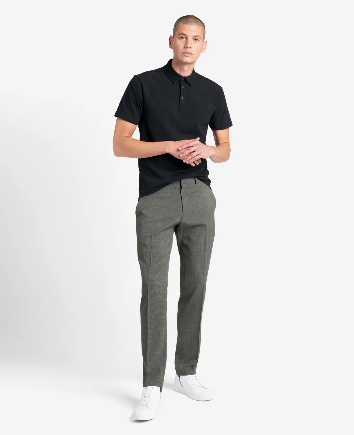 Slim-Fit Tic Weave Dress Pant - Image 2