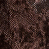 Snake Skin Textured Velvet Crew Neck Sheath Midi Dress - Image 7