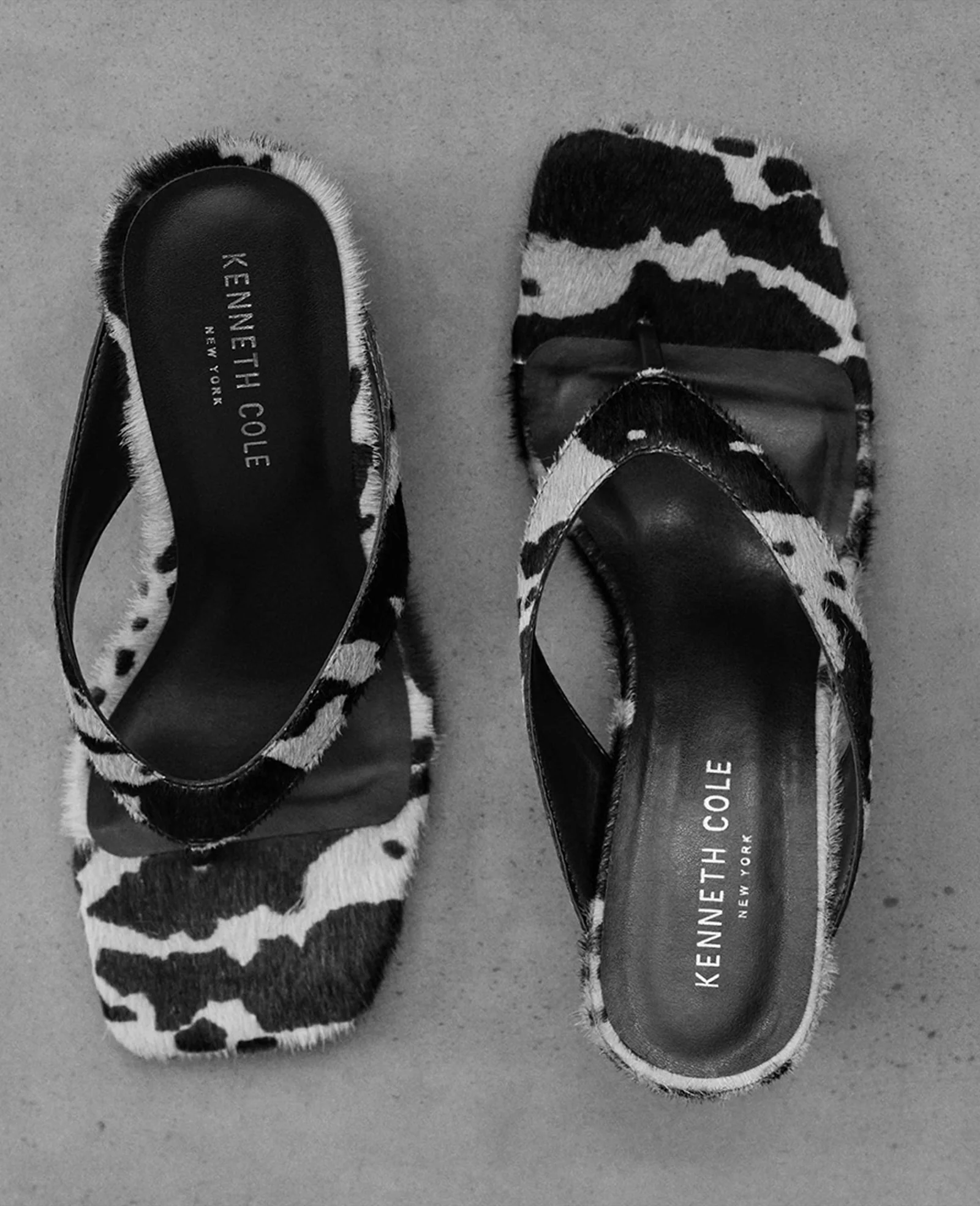 Susannah Calf Hair Thong Wedge Sandal - Image 2