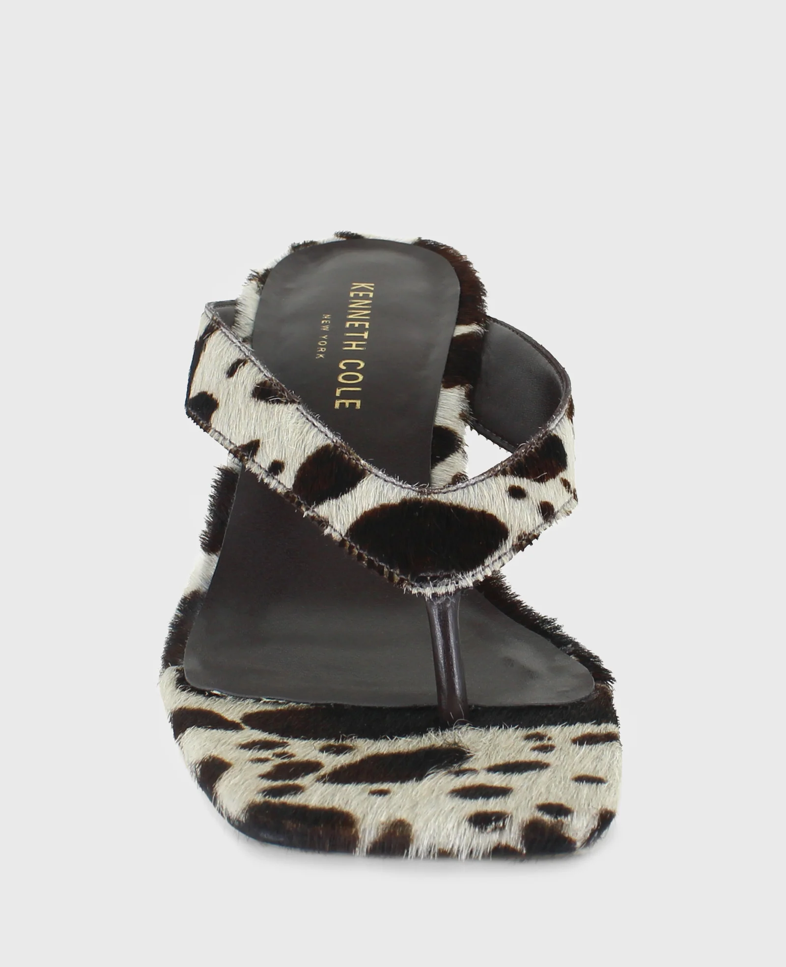 Susannah Calf Hair Thong Wedge Sandal - Image 5