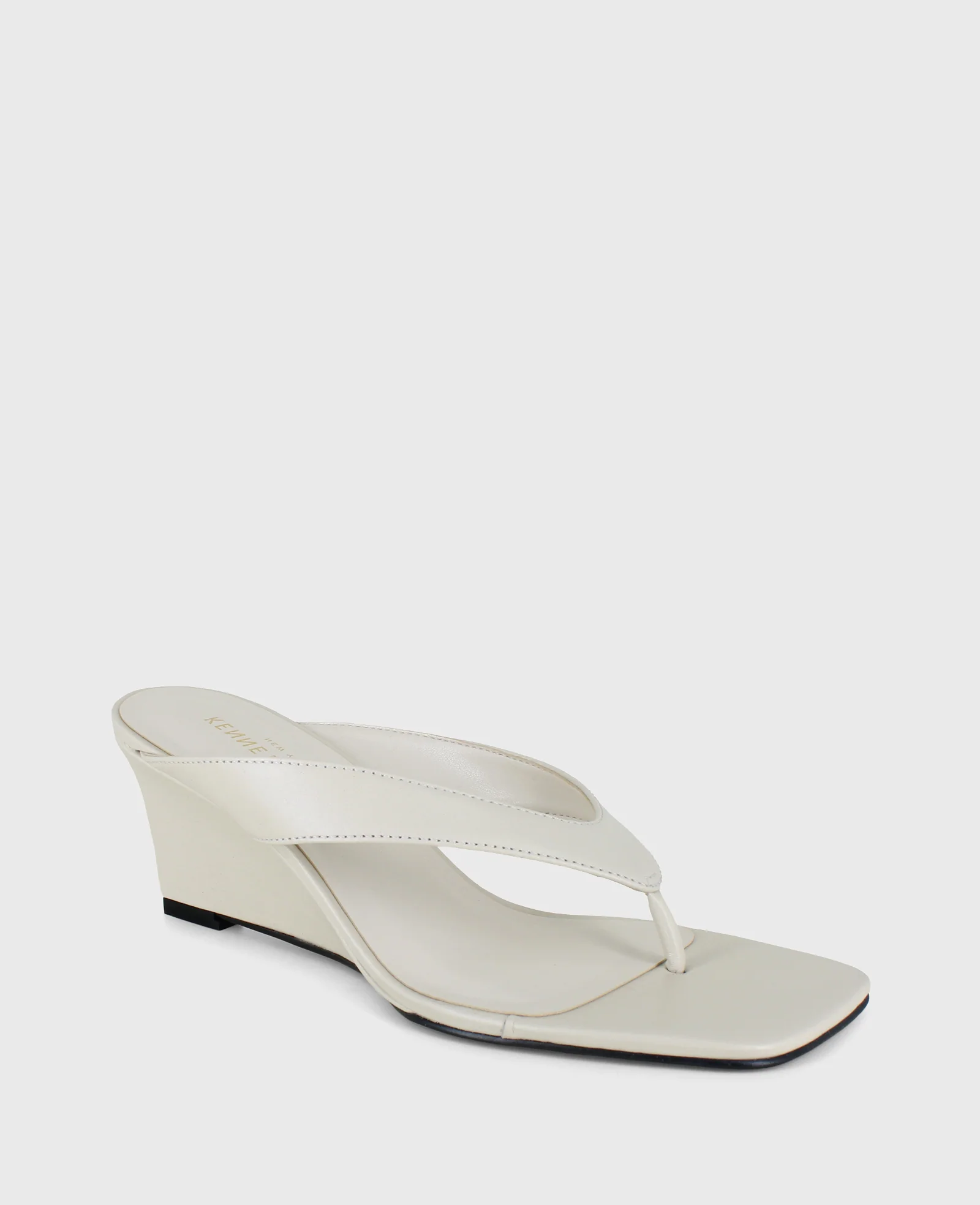 Susannah Leather Thong Wedge Sandal - Image 2