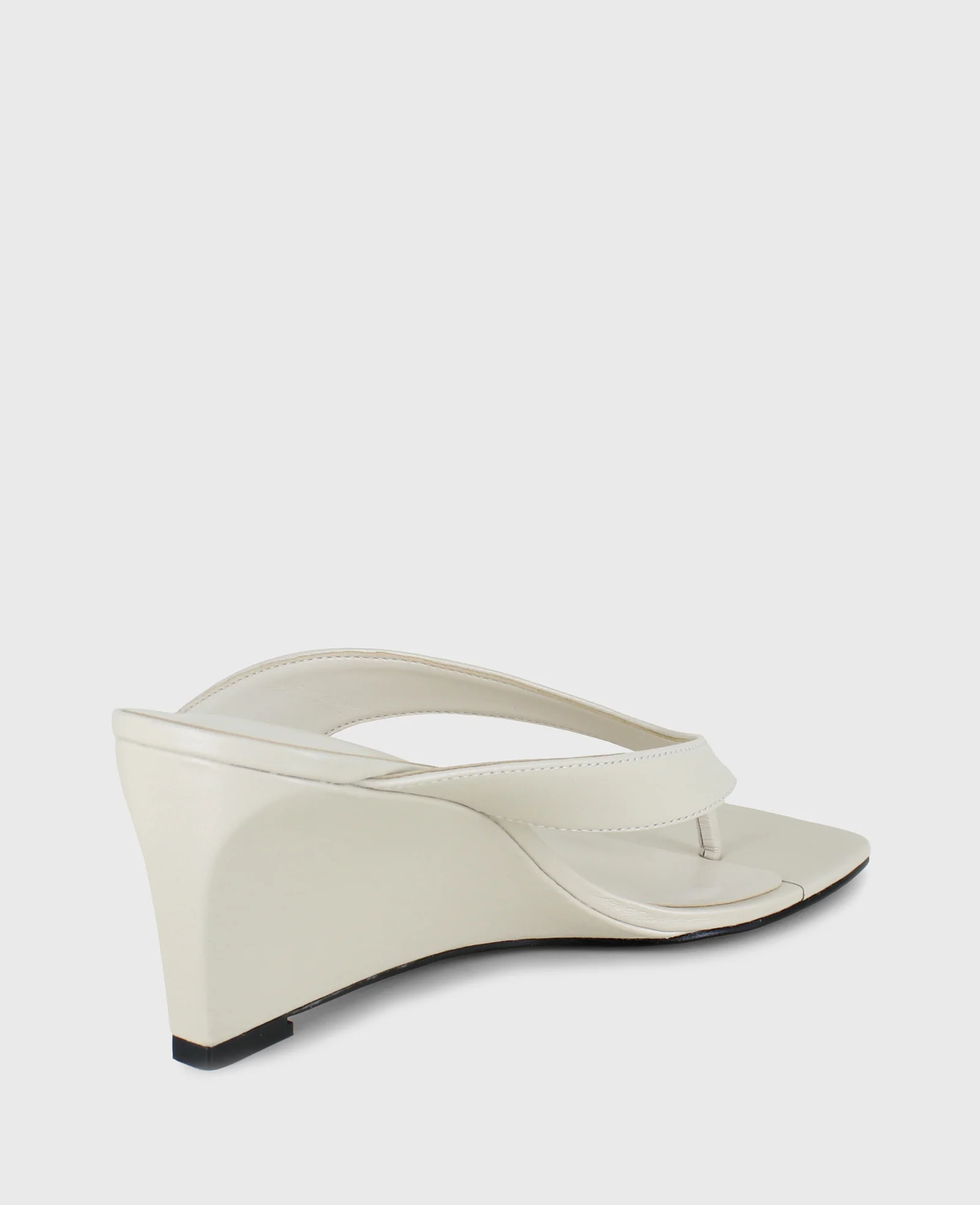 Susannah Leather Thong Wedge Sandal - Image 3