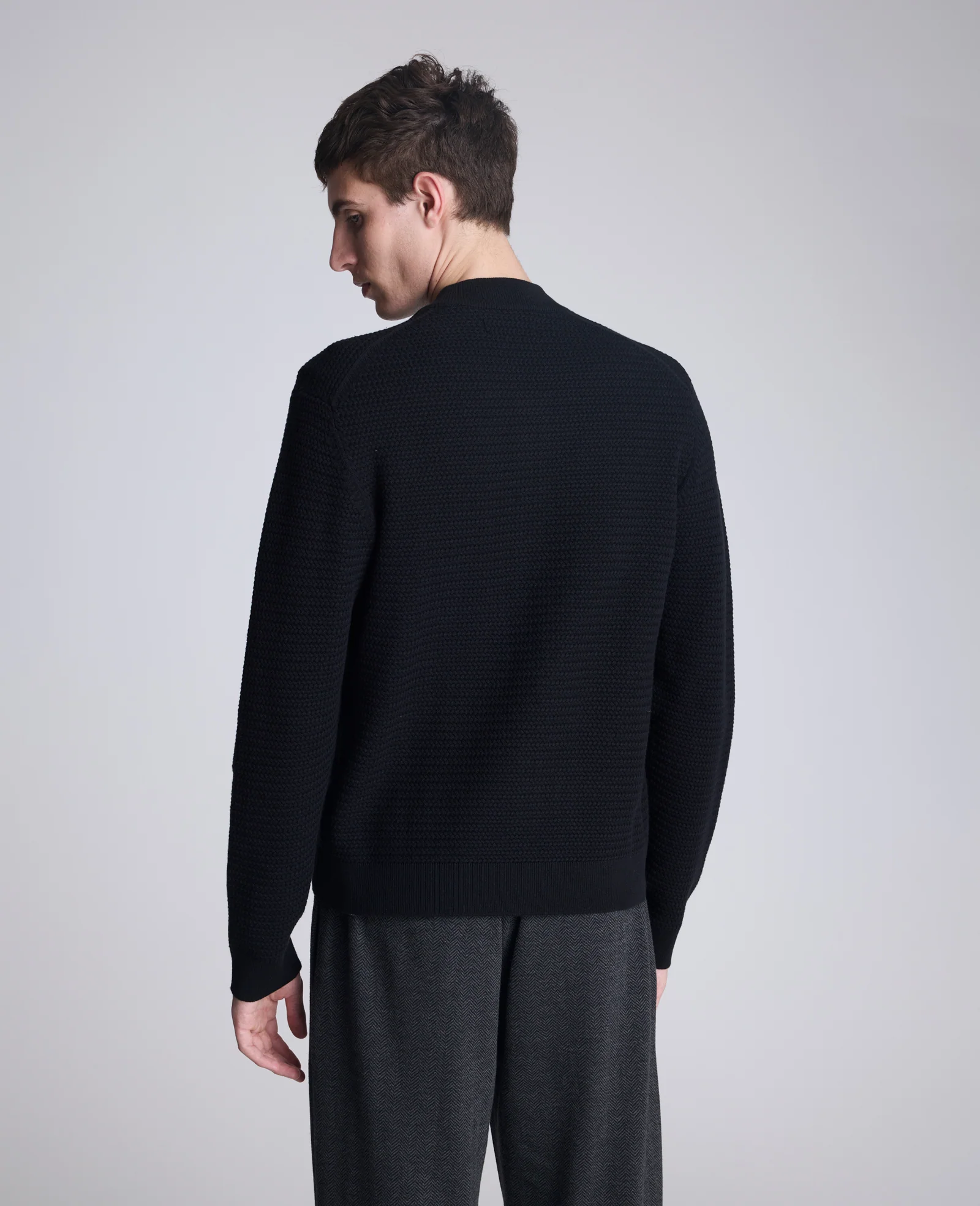 Sweater Bomber Jacket - Image 3