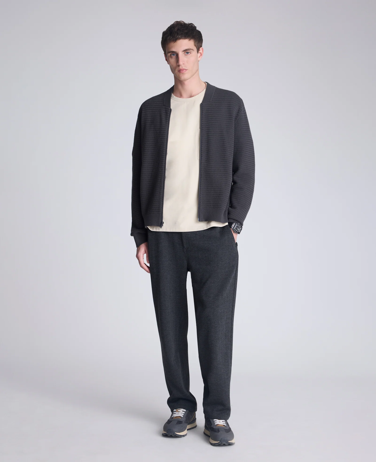 Sweater Bomber Jacket - Image 4