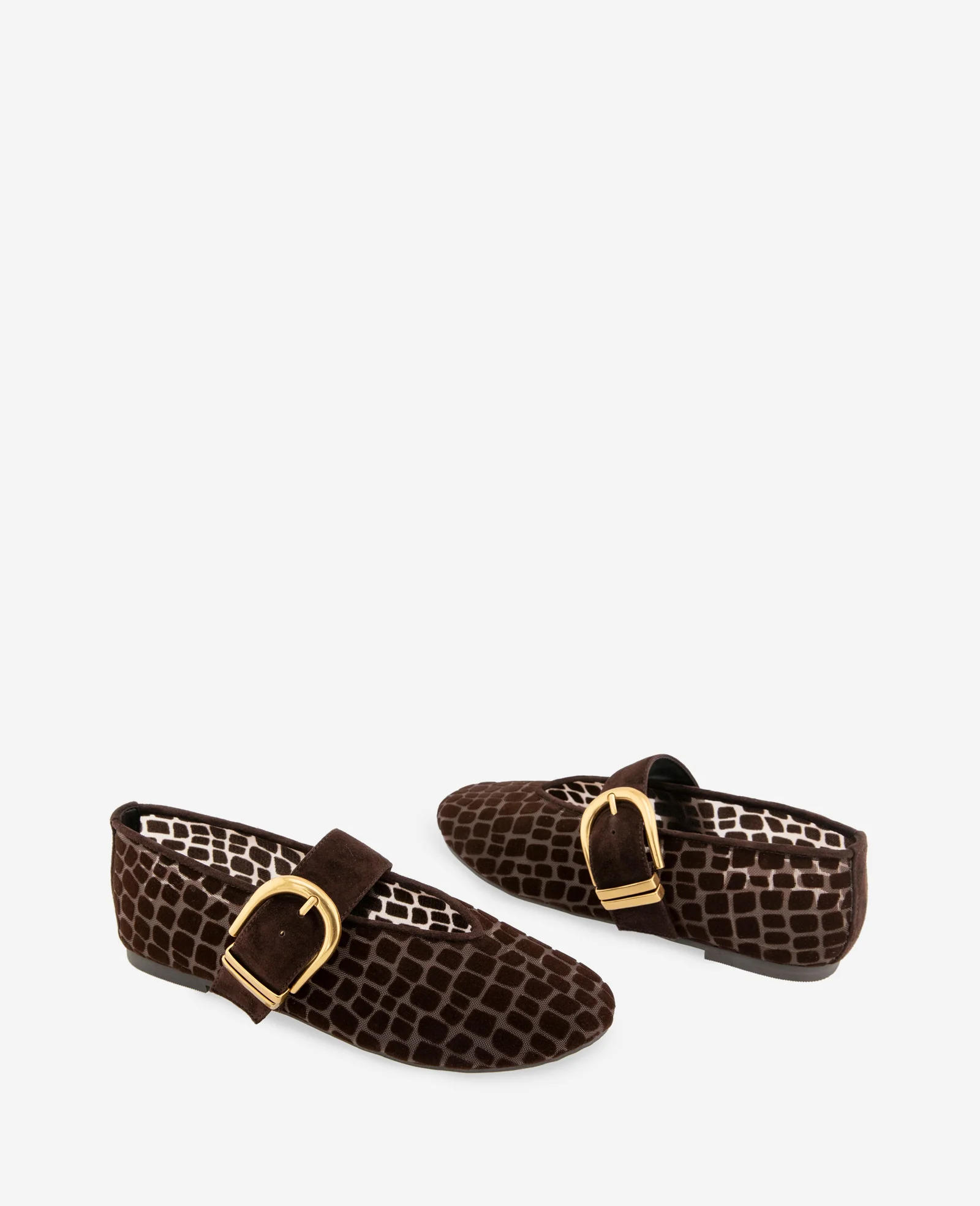 Tamarra Croco Mesh Ballet Flat - Image 2