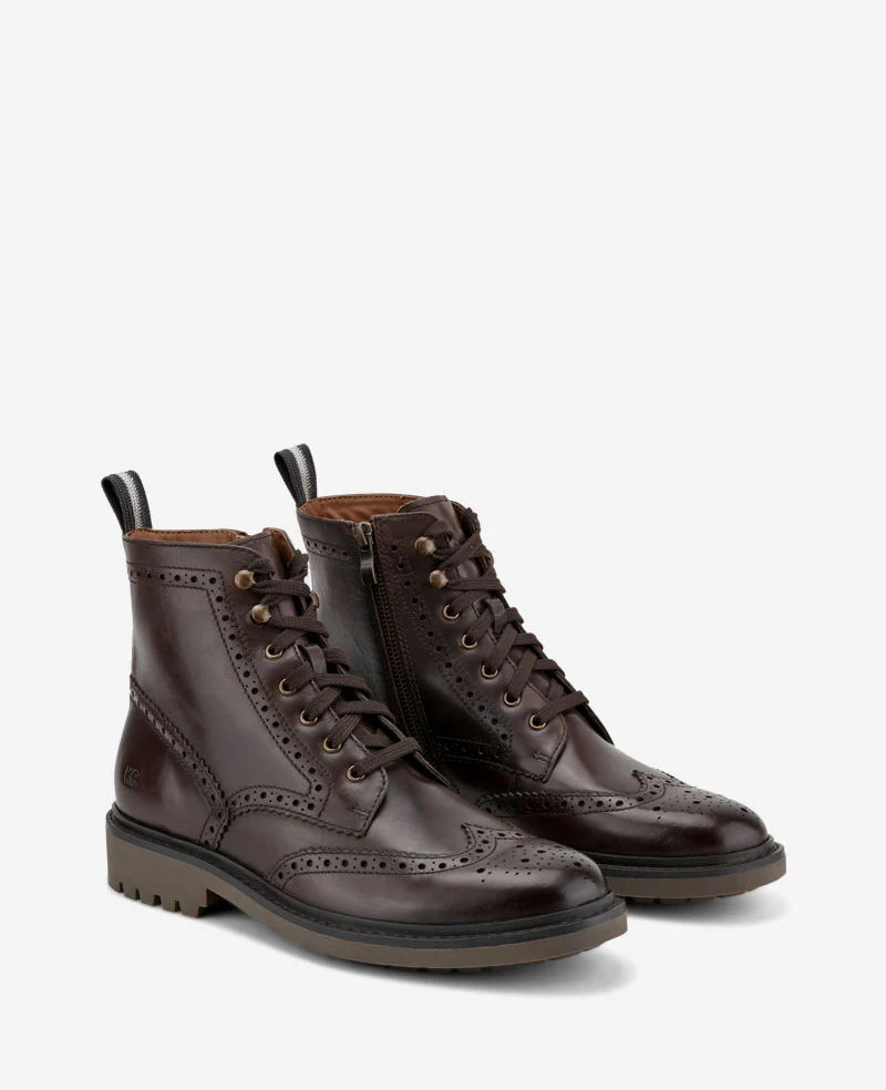 Todd Wingtip Lace Up Lug Sole Boot - Image 2