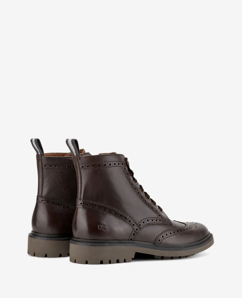Todd Wingtip Lace Up Lug Sole Boot - Image 3