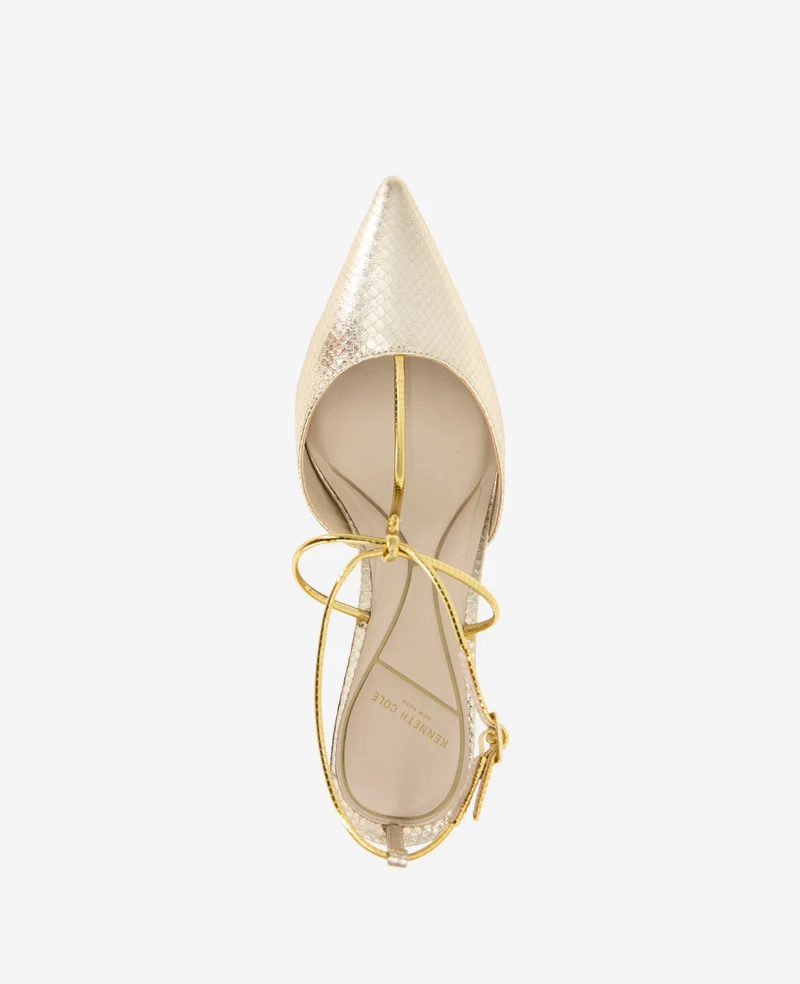 Umi T-Strap Metallic Heel - Image 5