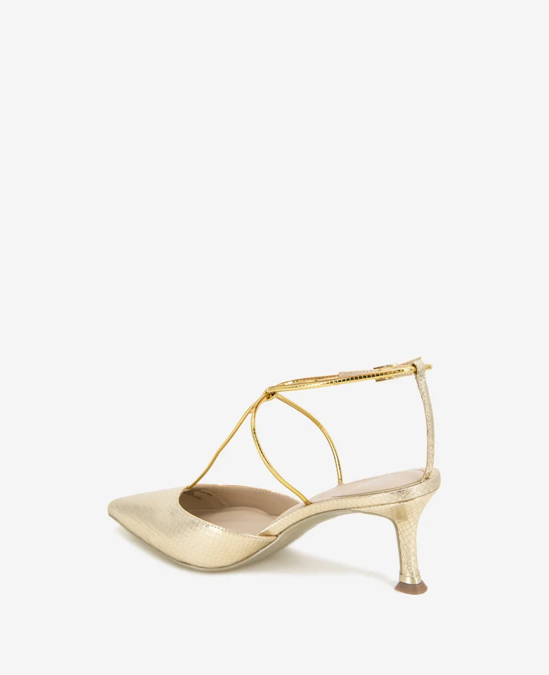 Umi T-Strap Metallic Heel - Image 8
