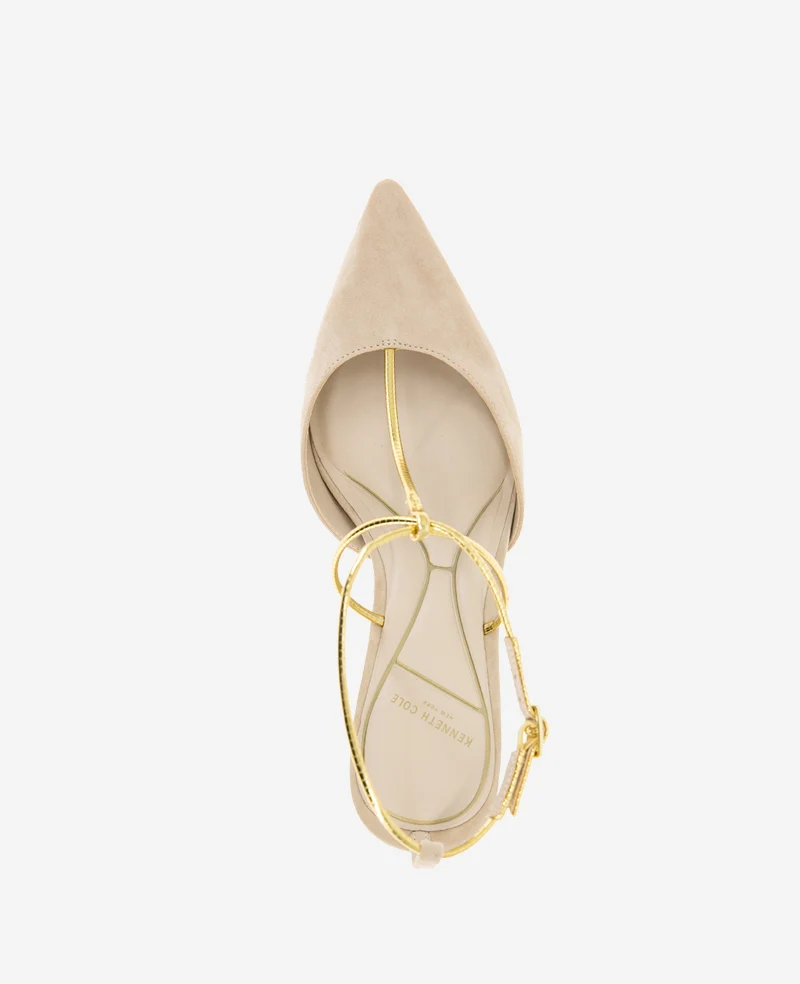 Umi T-Strap Suede Heel - Image 5
