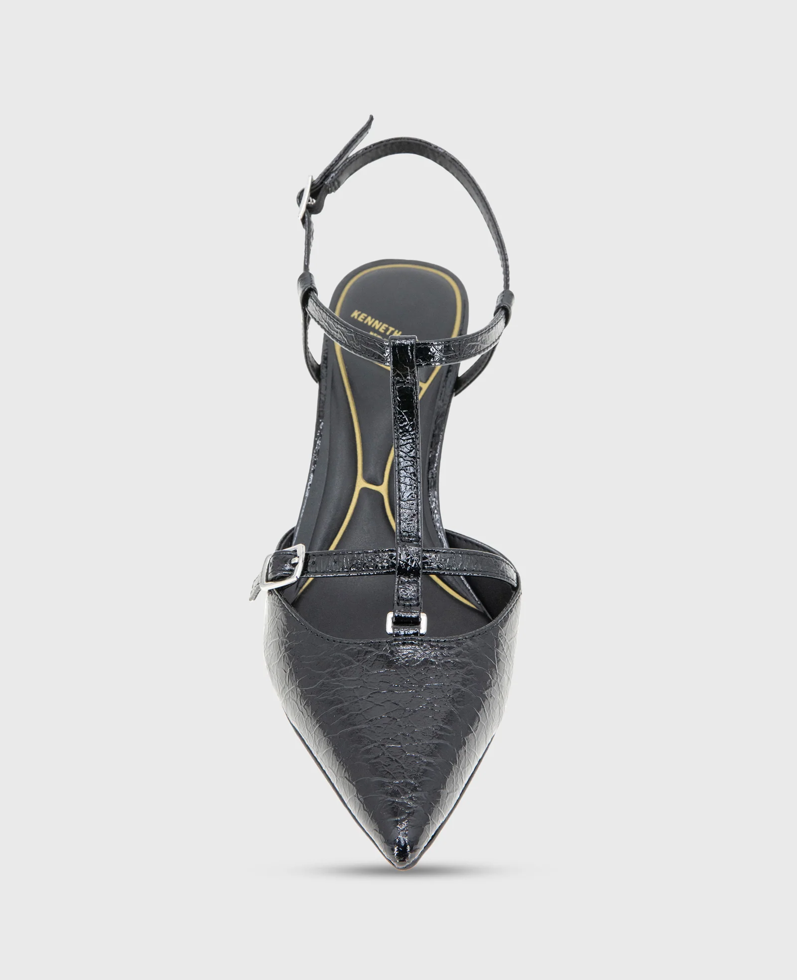 Urka Crinkle Patent Slingback Heel - Image 4