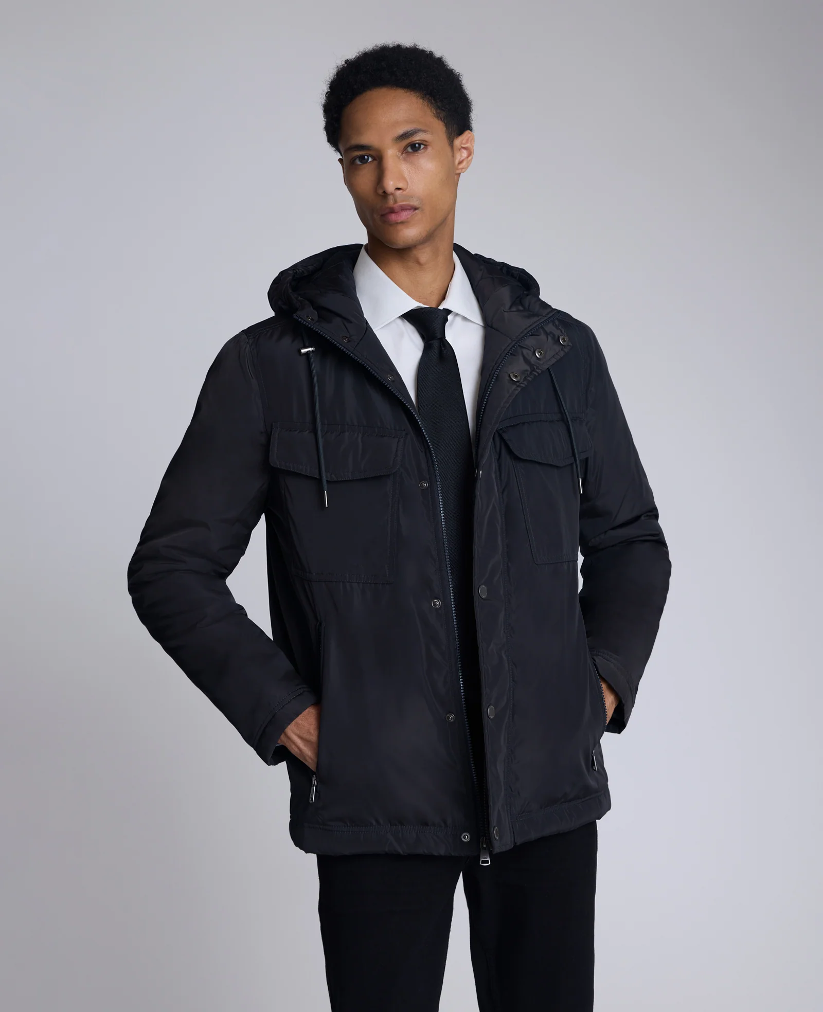 Utlilty Rain Hooded Jacket