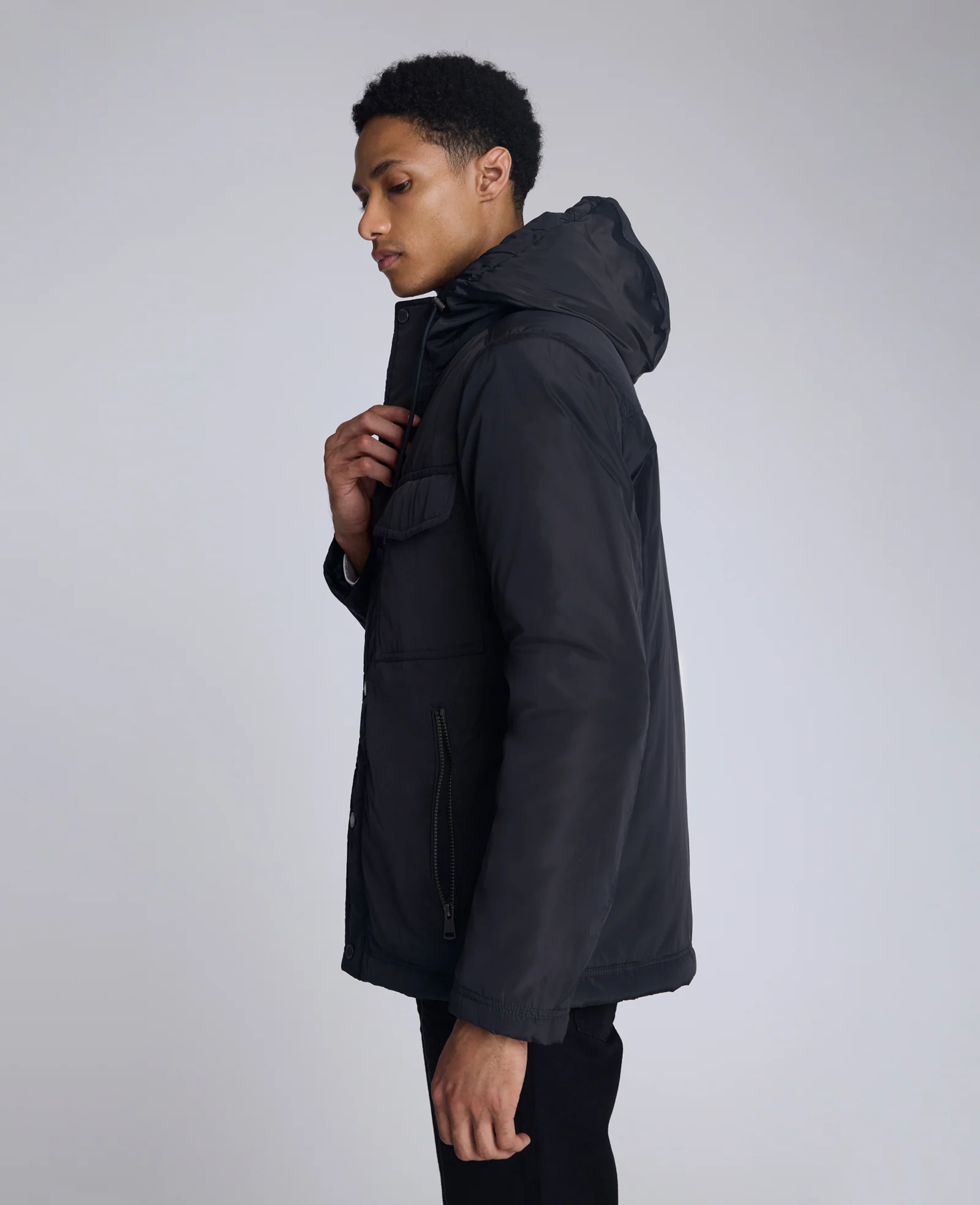 Utlilty Rain Hooded Jacket - Image 3