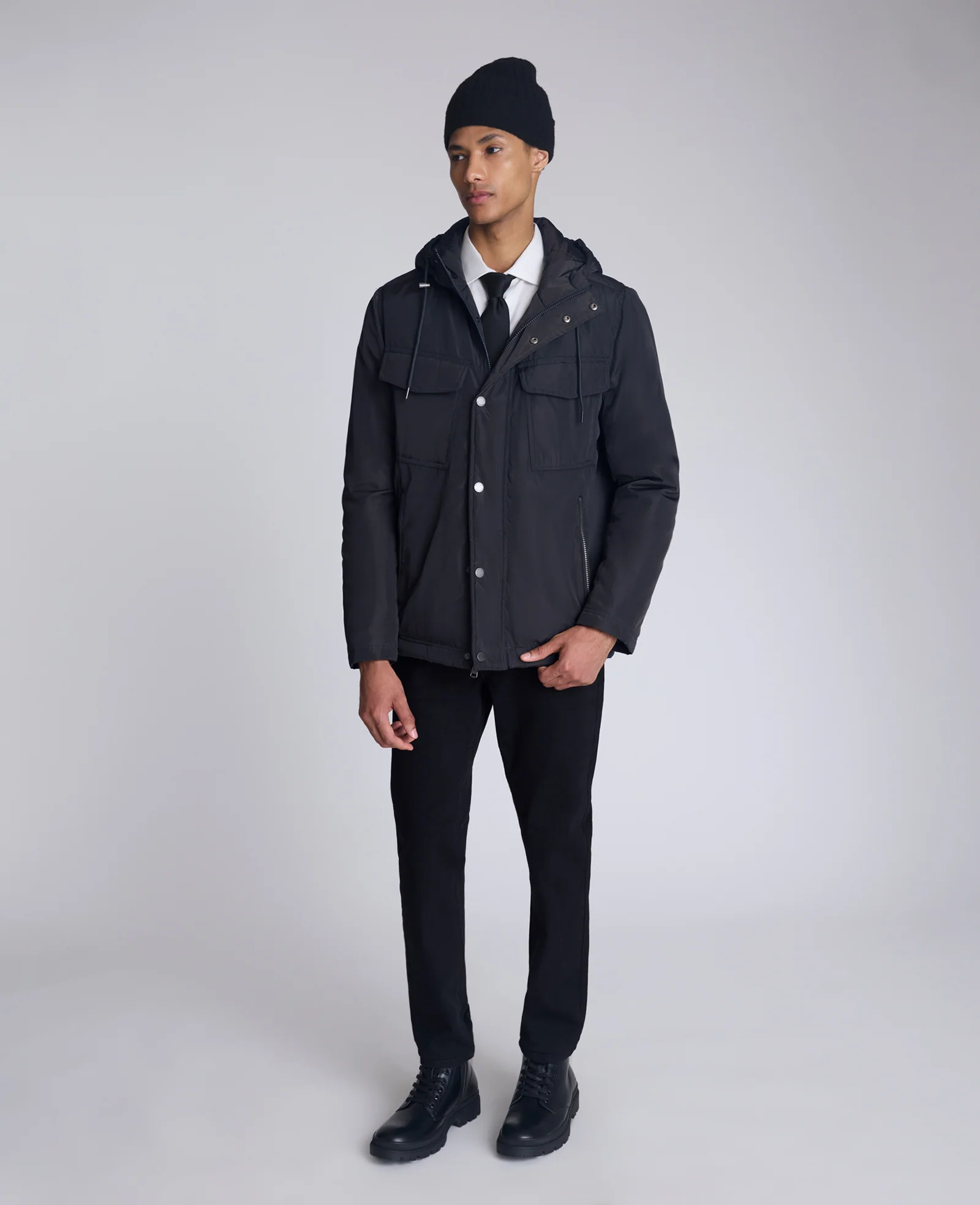 Utlilty Rain Hooded Jacket - Image 4