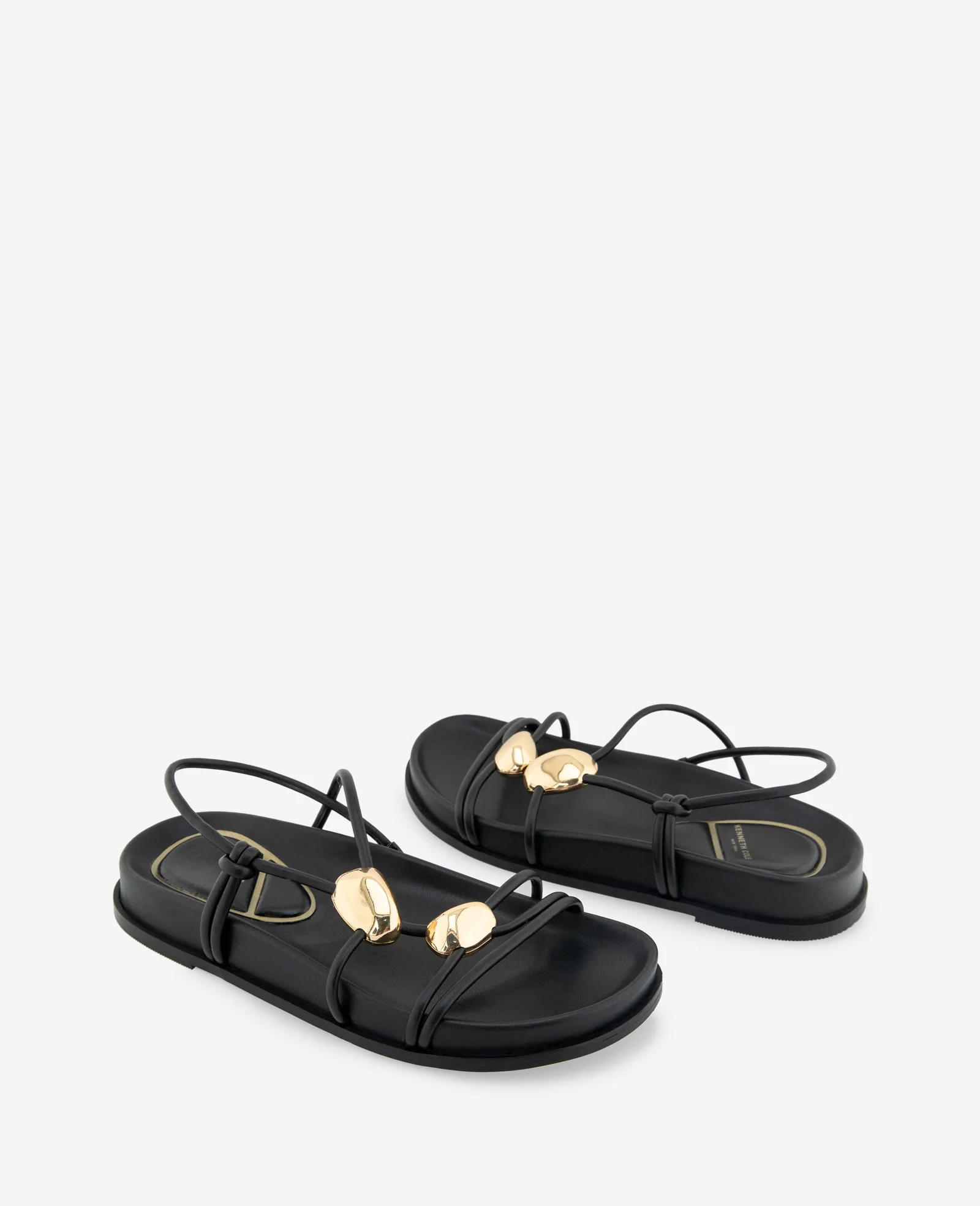 Vera Strappy Leather Embellished Sandal - Image 2