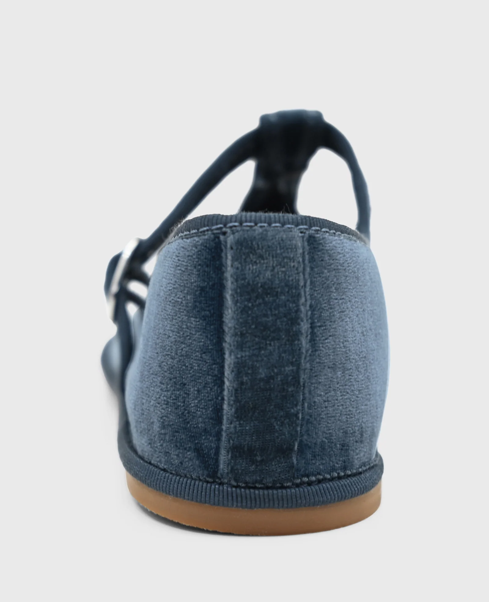 Verona Velvet T-Strap Mary Jane Flat - Image 4