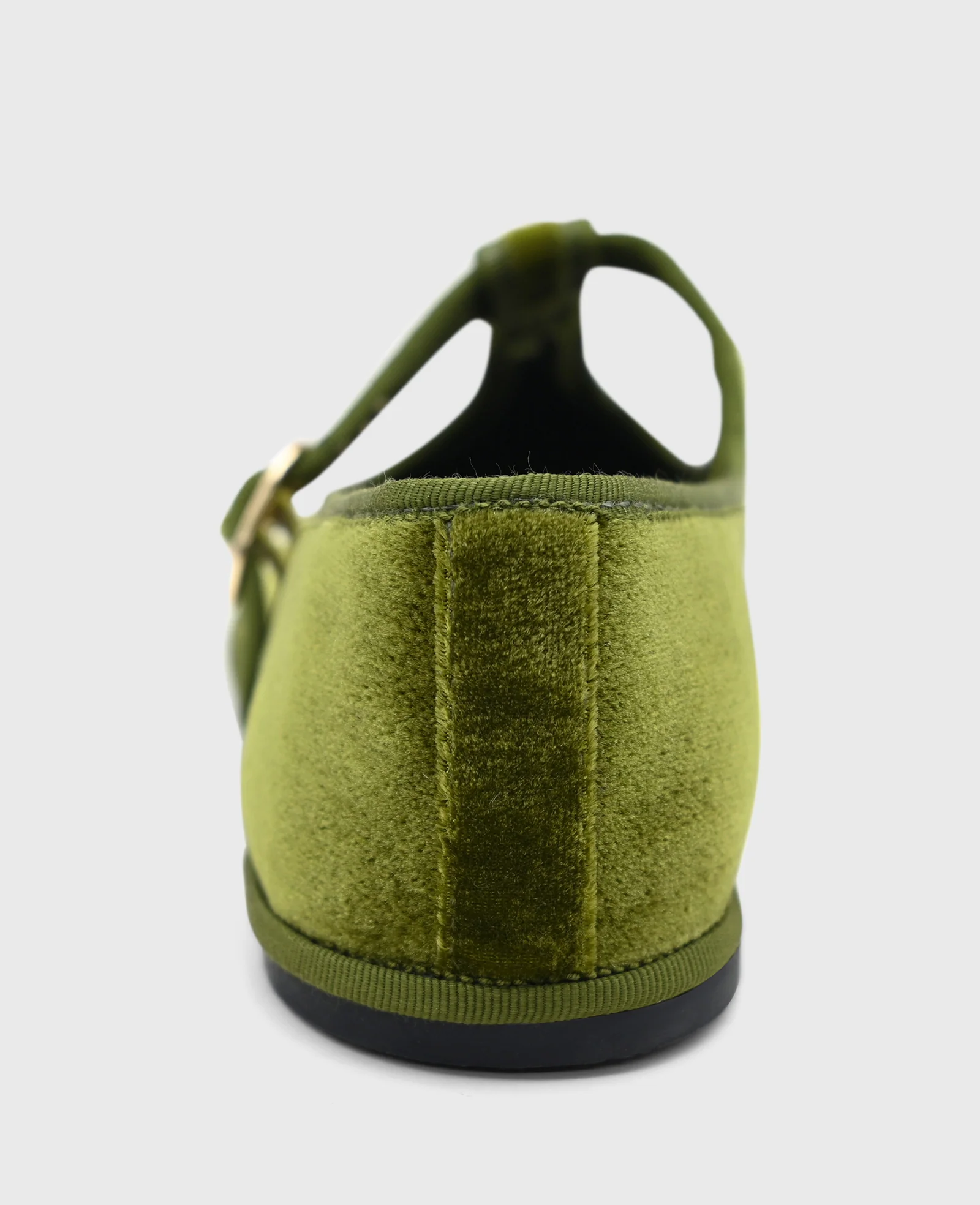 Verona Velvet T-Strap Mary Jane Flat - Image 4