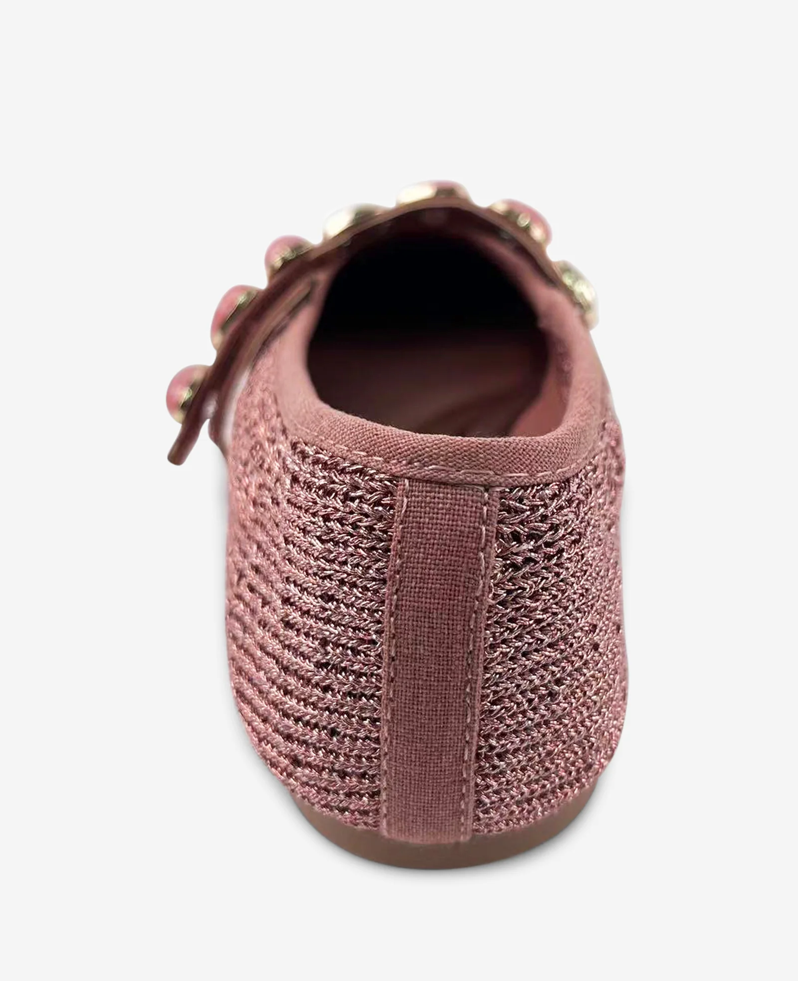 Zeta Woven Knit Stone Embellished Ballet Flat - Image 4